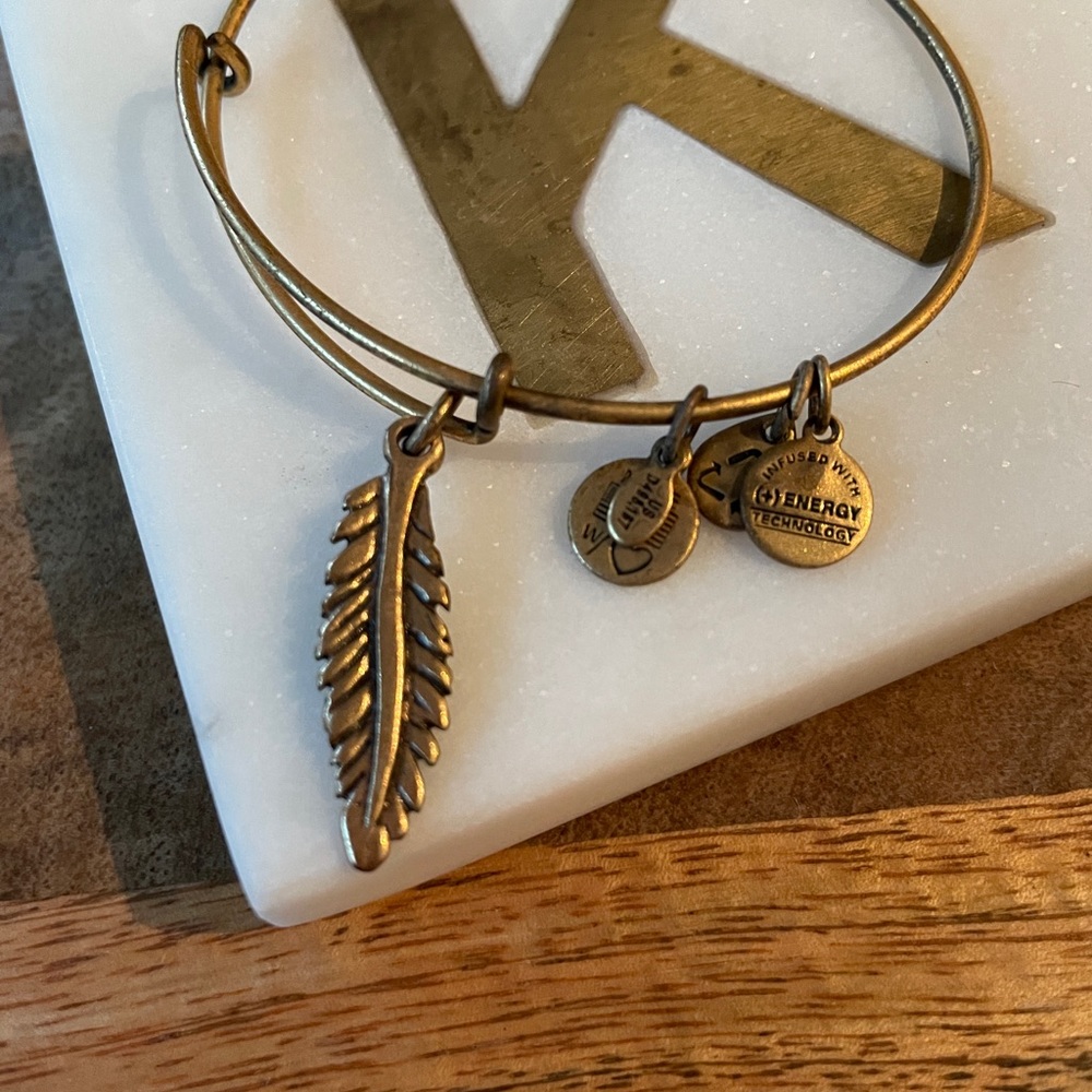 Alex and Ani Feather Bracelet
